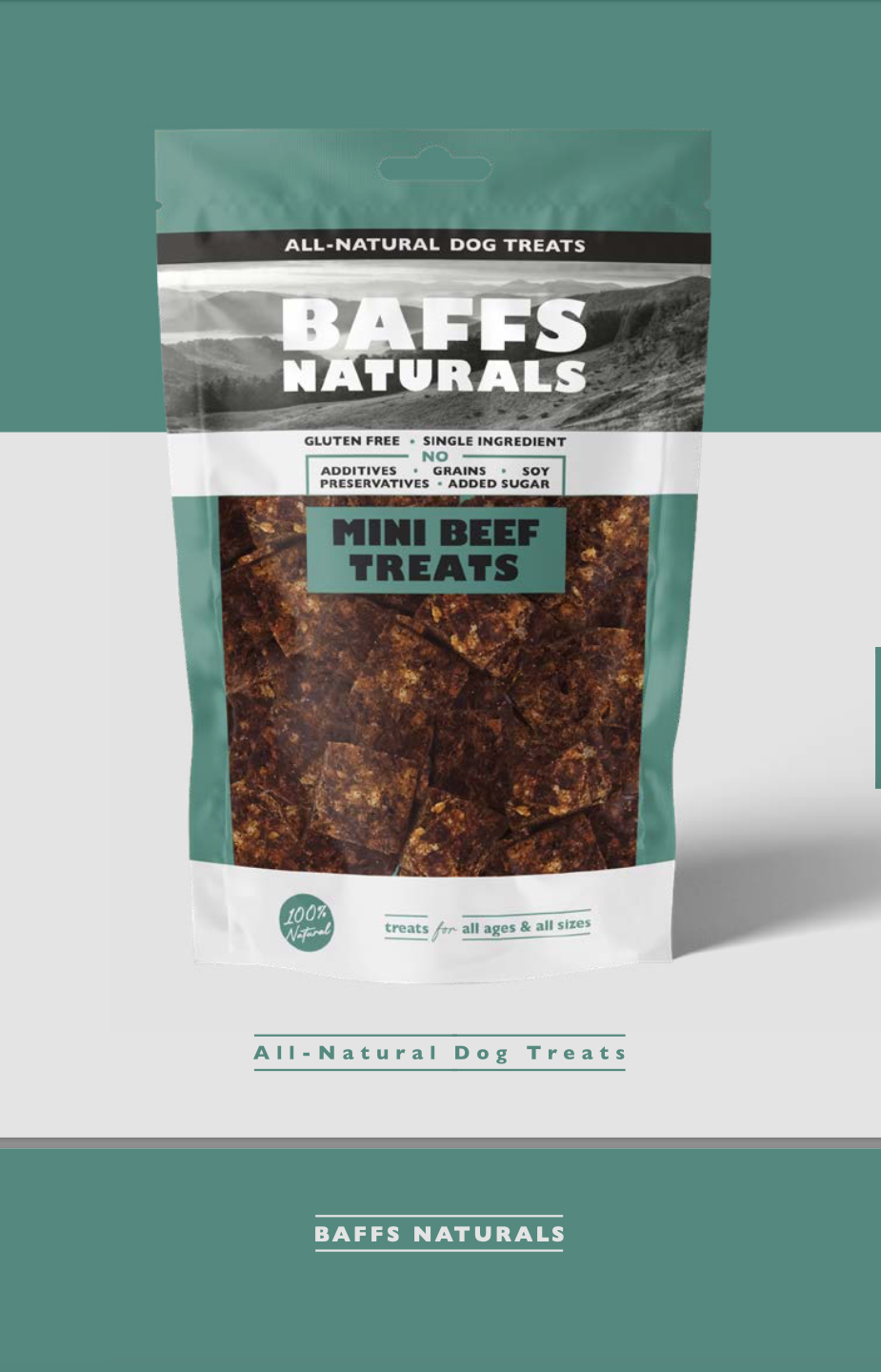 Baffs Naturals - Mini Beef Treats - Dana Mini Ödül