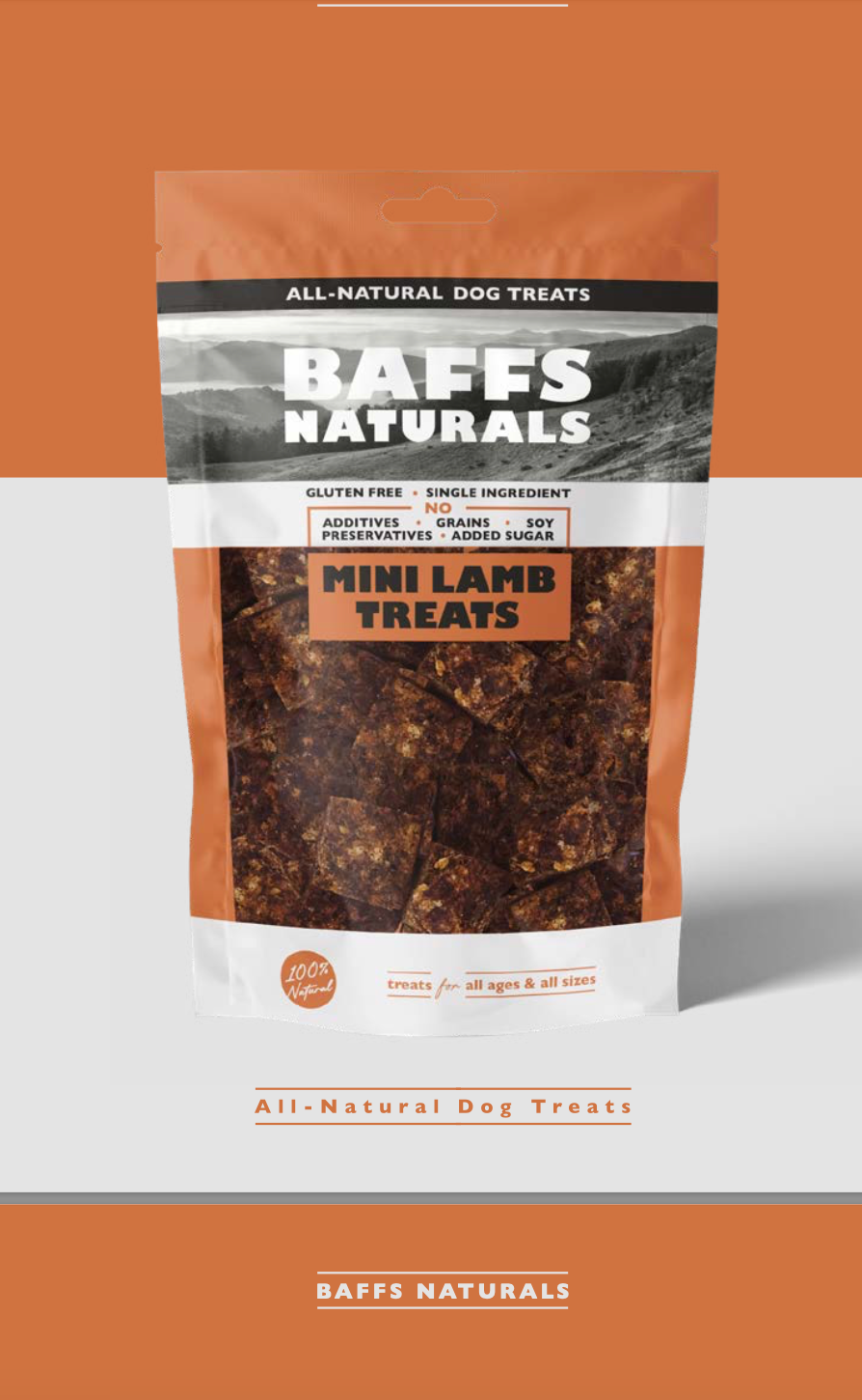 Baffs Naturals  -  Mini Lamb Treats - Kuzu Mini Ödül