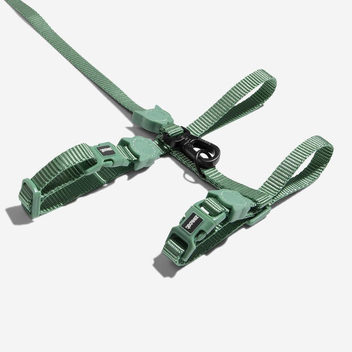Army Green Kedi Göğüs ve Gezdirme Seti - Zee.Cat