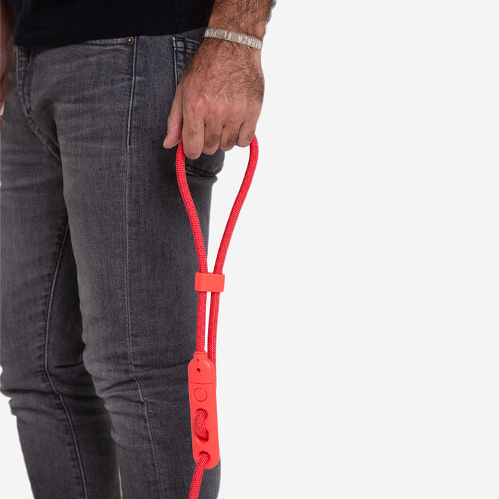 Neon Coral Handsfree Halat Gezdirme Tasması - Zee.Dog