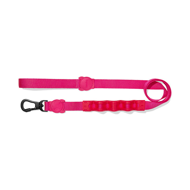 Pink LED Ruff Gezdirme Tasması - Zee.Dog