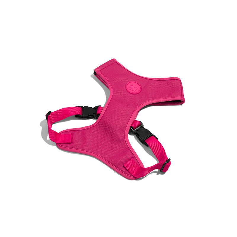 Pink LED Ayarlanabilir Air Mesh Göğüs Tasması - Zee.Dog