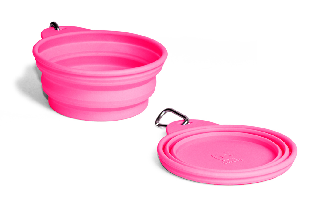 Pink Go Bowl - Taşınabilir Su Kabı - Zee.Dog
